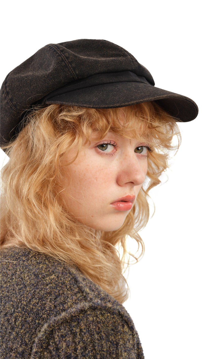 Rebuild Wasteland Washed Newsboy Cap – initialfashion