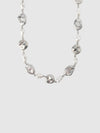 Glamour Distort Necklace With Faux Pearl
