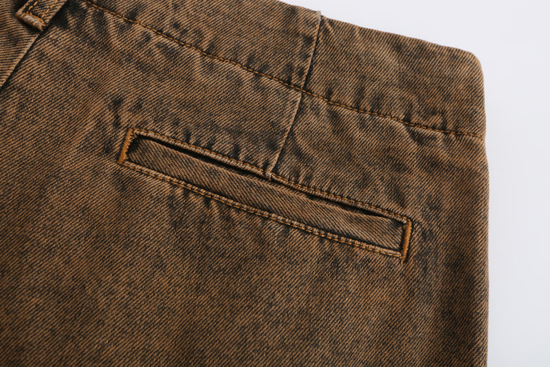 Vintage Colour Overdye Denim Pants