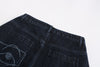 Laser Print Graphic Jeans