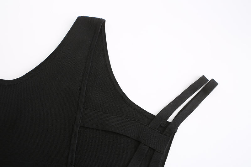Asymmetric Sling Knit Vest
