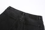 Splashing ink denim