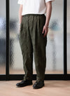 Distort Pleats Polyester Easy Pants