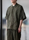 Distort Pleats Polyester Polo