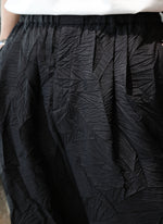 Distort Pleats Polyester Easy Pants