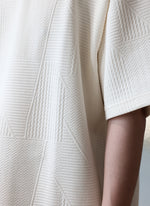 Polyester Spandex Jacquard Oversized Tee