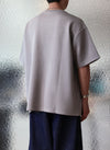 Polyester Spandex Jacquard Oversized Tee