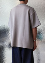 Polyester Spandex Jacquard Oversized Tee