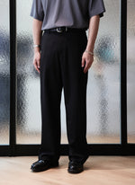 Polyester Wide Straight Pants