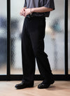 Polyester Wide Straight Pants