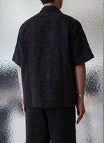 Cotton Linen Open Collar Shirt