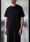 Cotton Chain-Stitch Graphic Top
