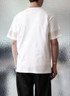 Cotton Chain-Stitch Graphic Top