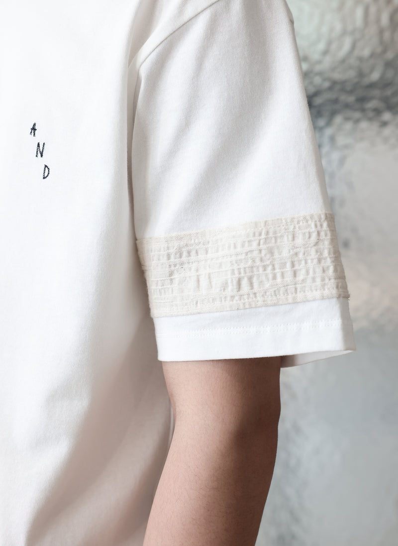 Cotton Chain-Stitch Graphic Top
