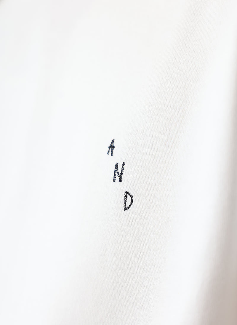 Cotton Chain-Stitch Graphic Top