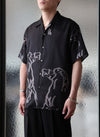 Polyester Open Collar Shirt