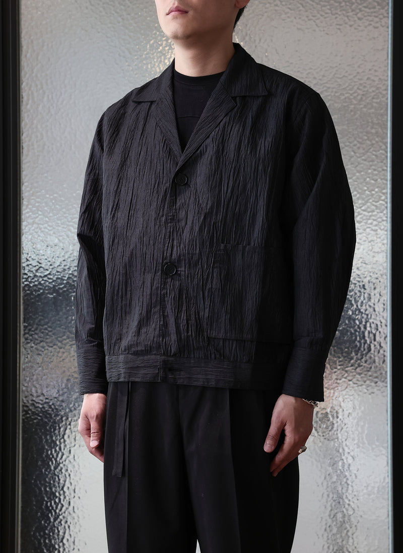 Hybrid Linen Shirt Trucker Jacket