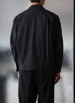 Hybrid Linen Shirt Trucker Jacket