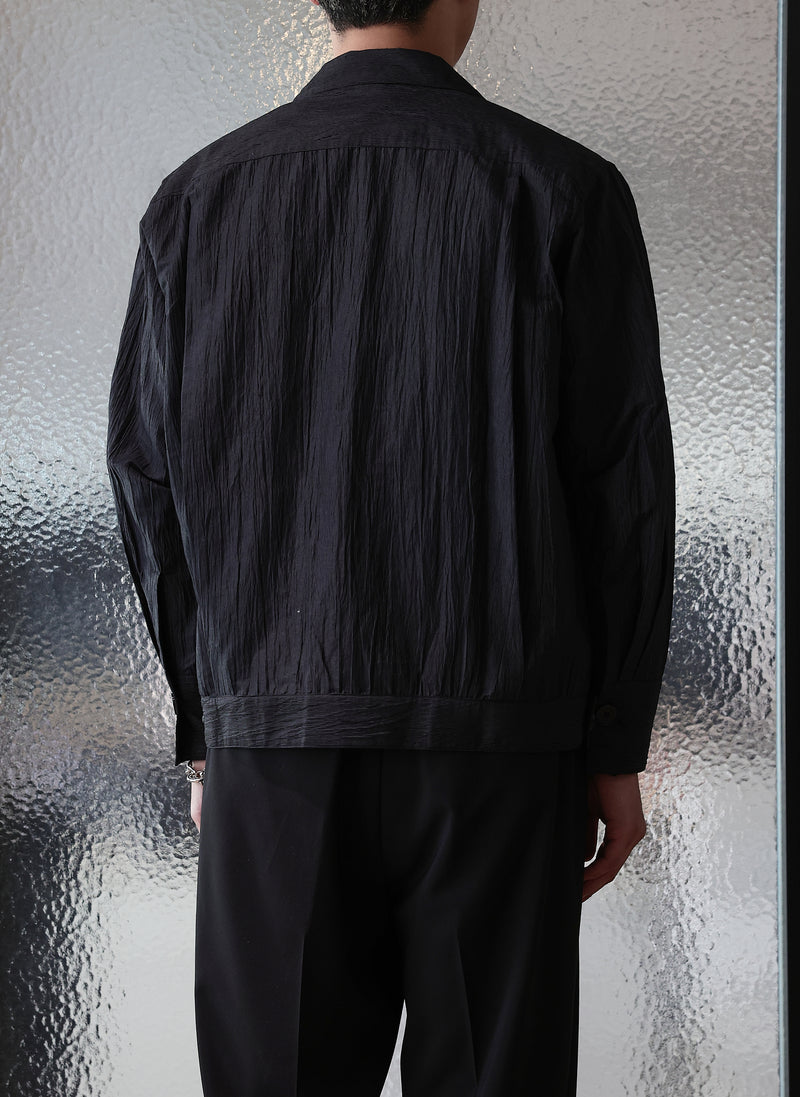 Hybrid Linen Shirt Trucker Jacket