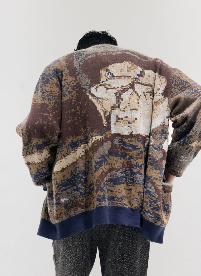 Graphics Cardigan