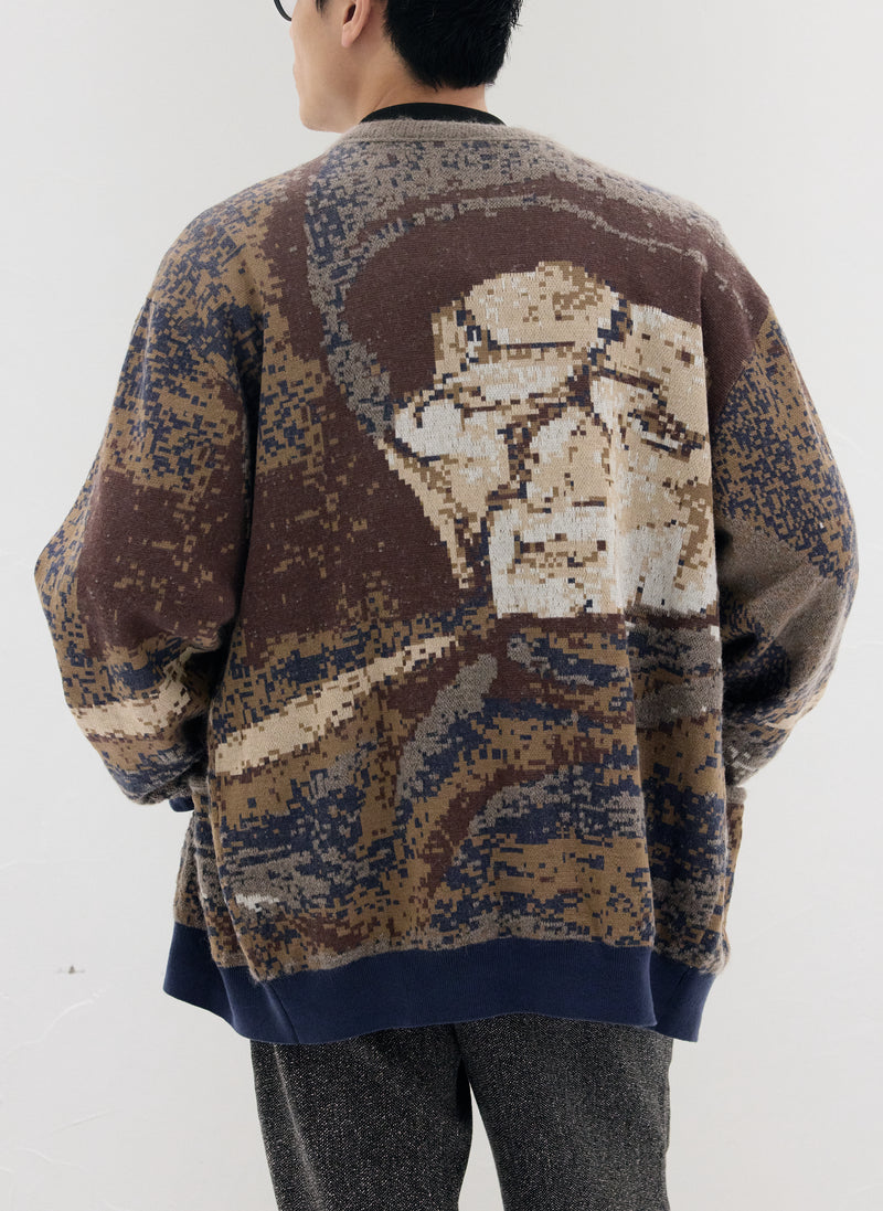 Graphics Cardigan