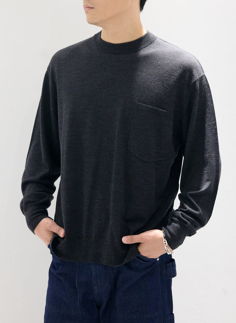 Wool Pocket Sweater
