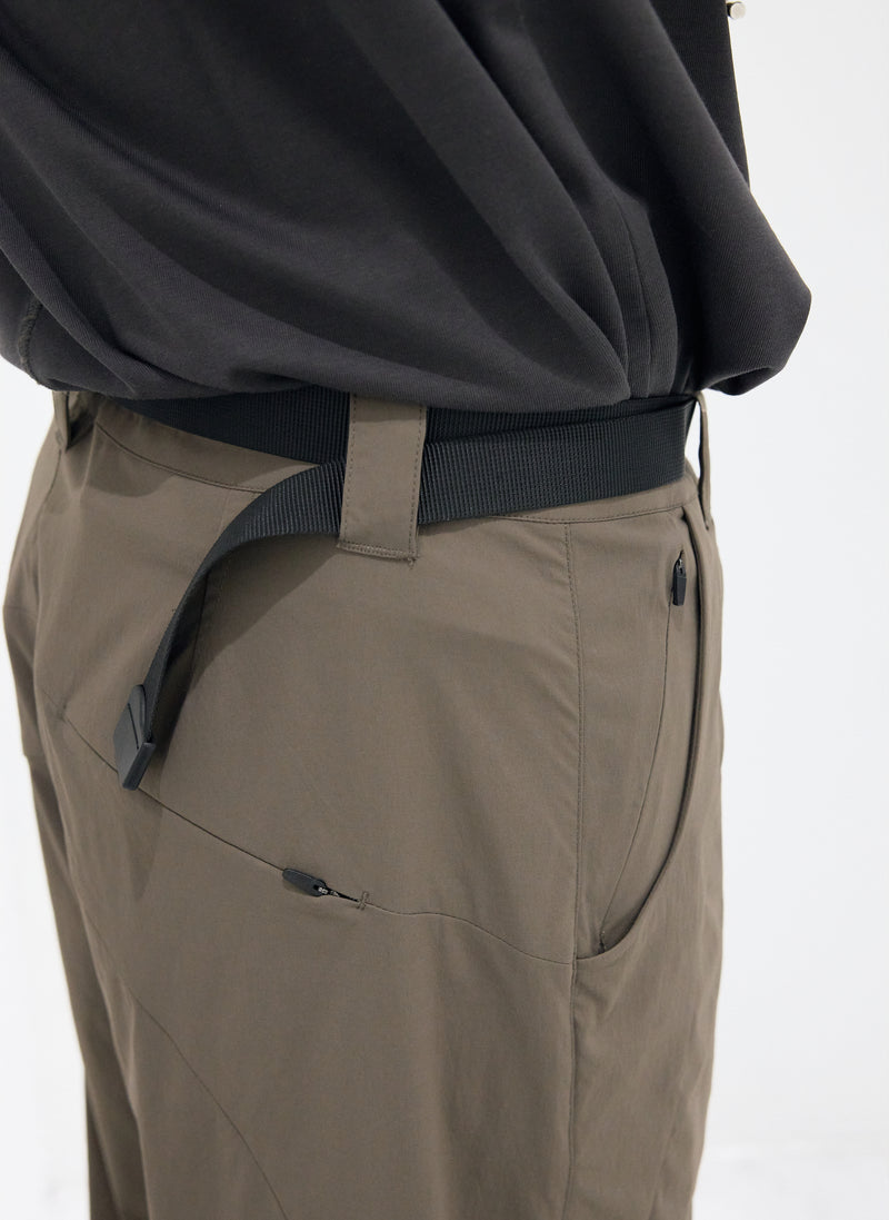 Teflon Wide Tapered Pants