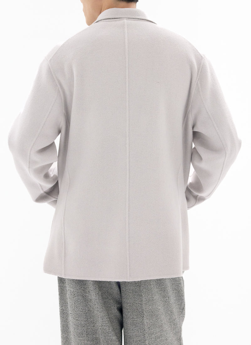 Double Face Soft Single Breasted Blazer