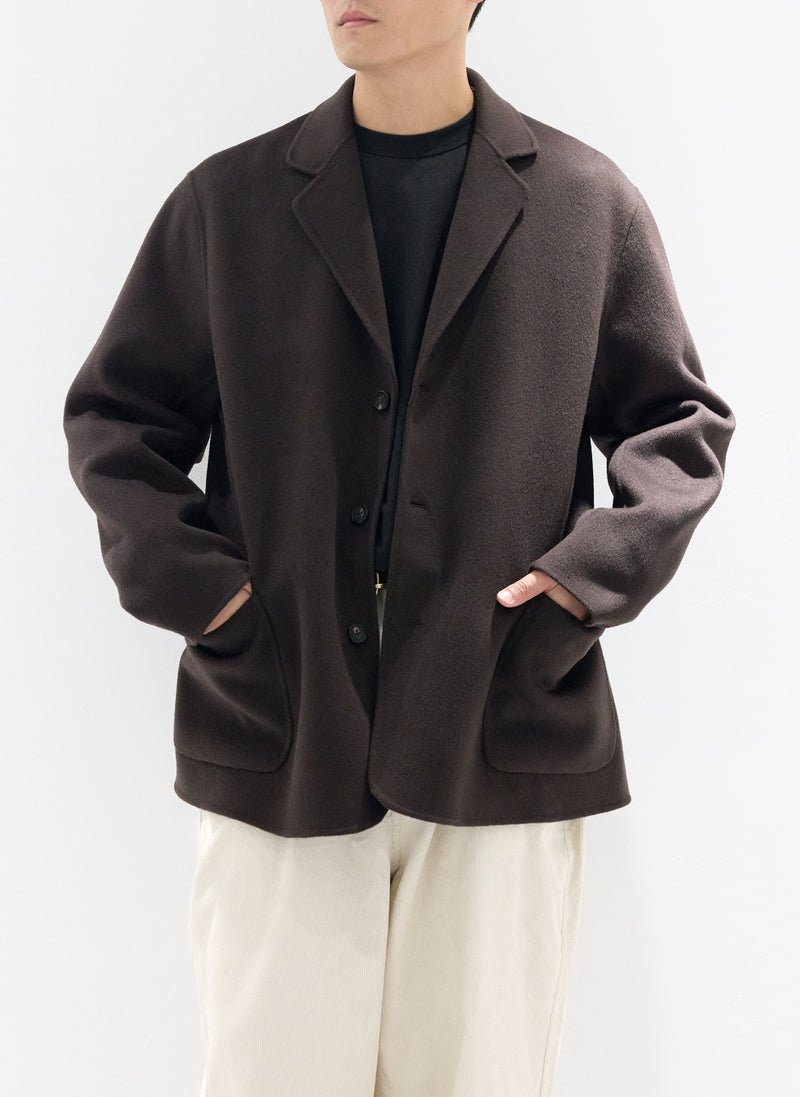 Double Face Soft Single Breasted Blazer