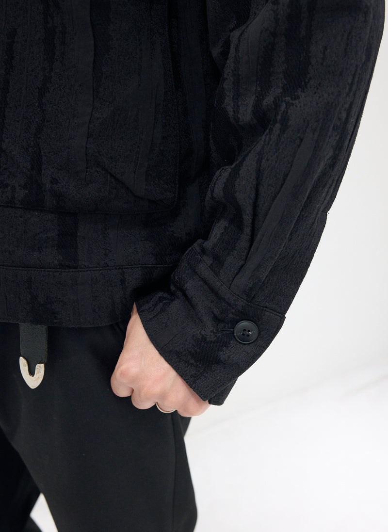 Open Collar Trucker Jacket