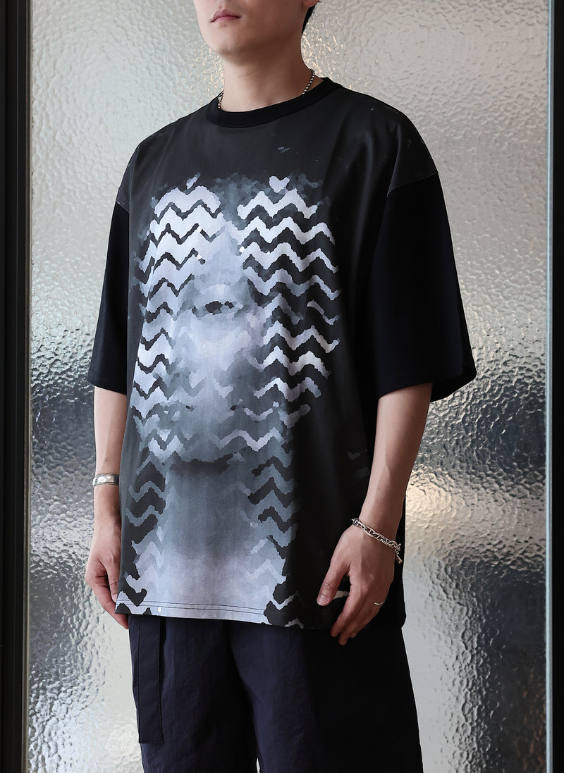 Ginevra de' Benci Cotton Graphic Top