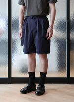 Nylon Wide Shorts