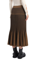 Knitted Flare Skirt