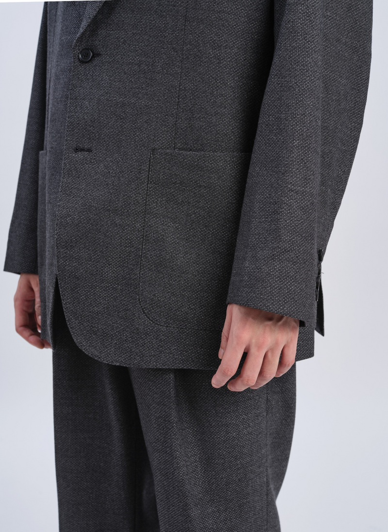 Marzotto Wool Full Constructed Single Breasted Suit Blazer