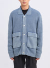 Heavy Washed Knitted Worker Jacket