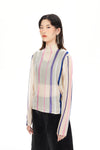 Colour Stripes Sheer Sweater