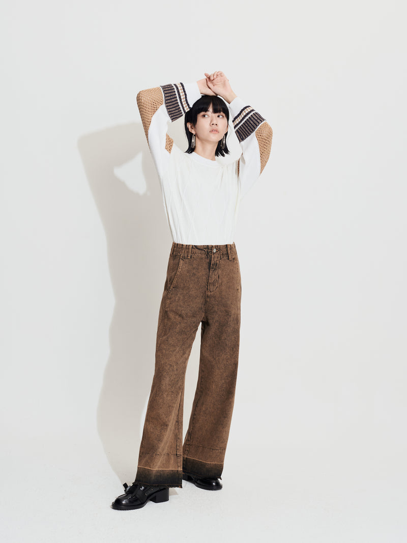 Vintage Colour Overdye Denim Pants