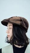 Ladies Corduroy Turtle Newsboy Cap