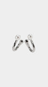 Rock & Round Hoop Earrings