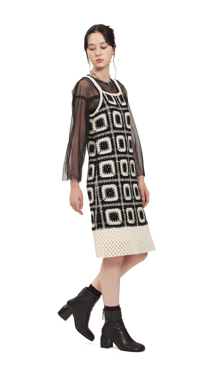 Crochet Knitted Dress