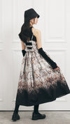 Argyle Printed Midi Dress