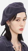 Full Moon Beret With Handcraft Trims