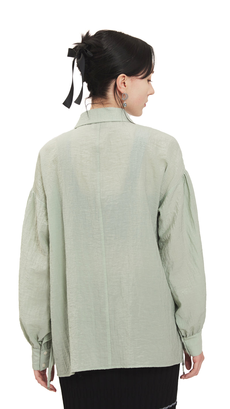 Oversized Crinkle Shirt