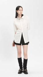 Shirt With Knitted Corset