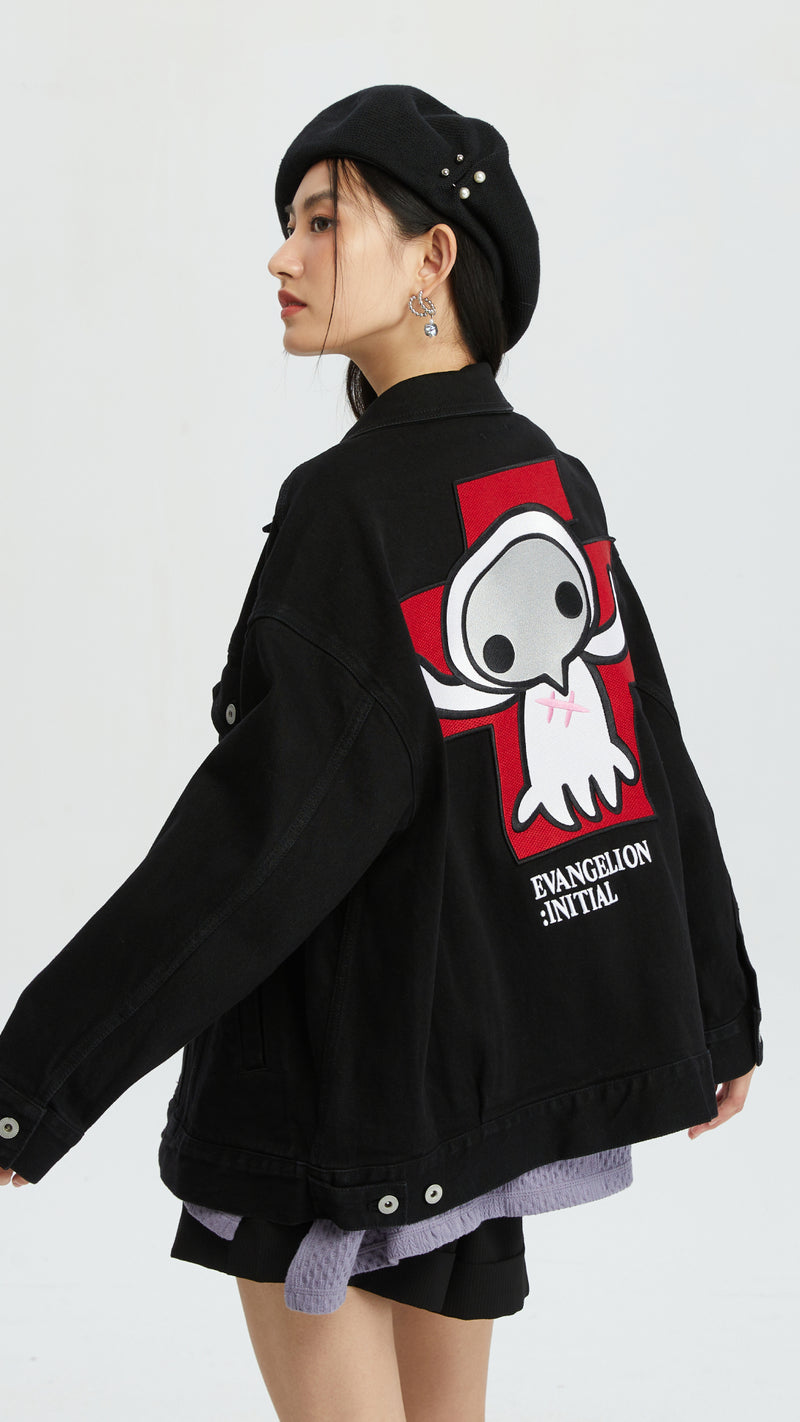 Printed EVA Denim Jacket