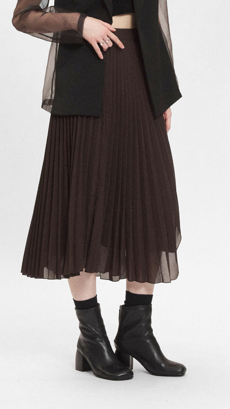 Layered Pleat Skirt