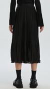 Pleated Chiffon Skirt