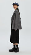 Pleated Chiffon Skirt