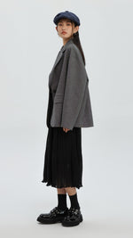 Pleated Chiffon Skirt
