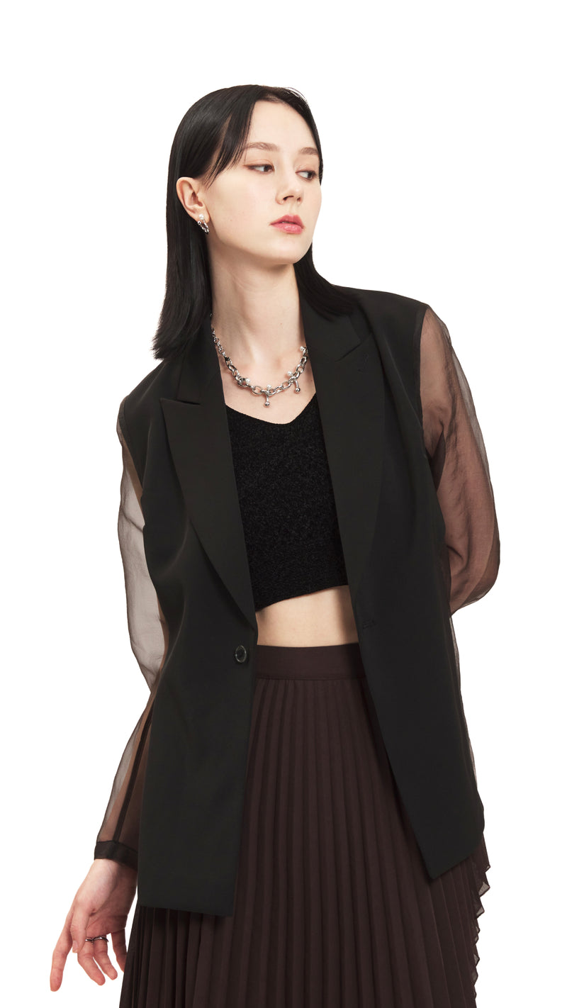 See Through Blazer
